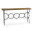Casual Console Table with Iron Base