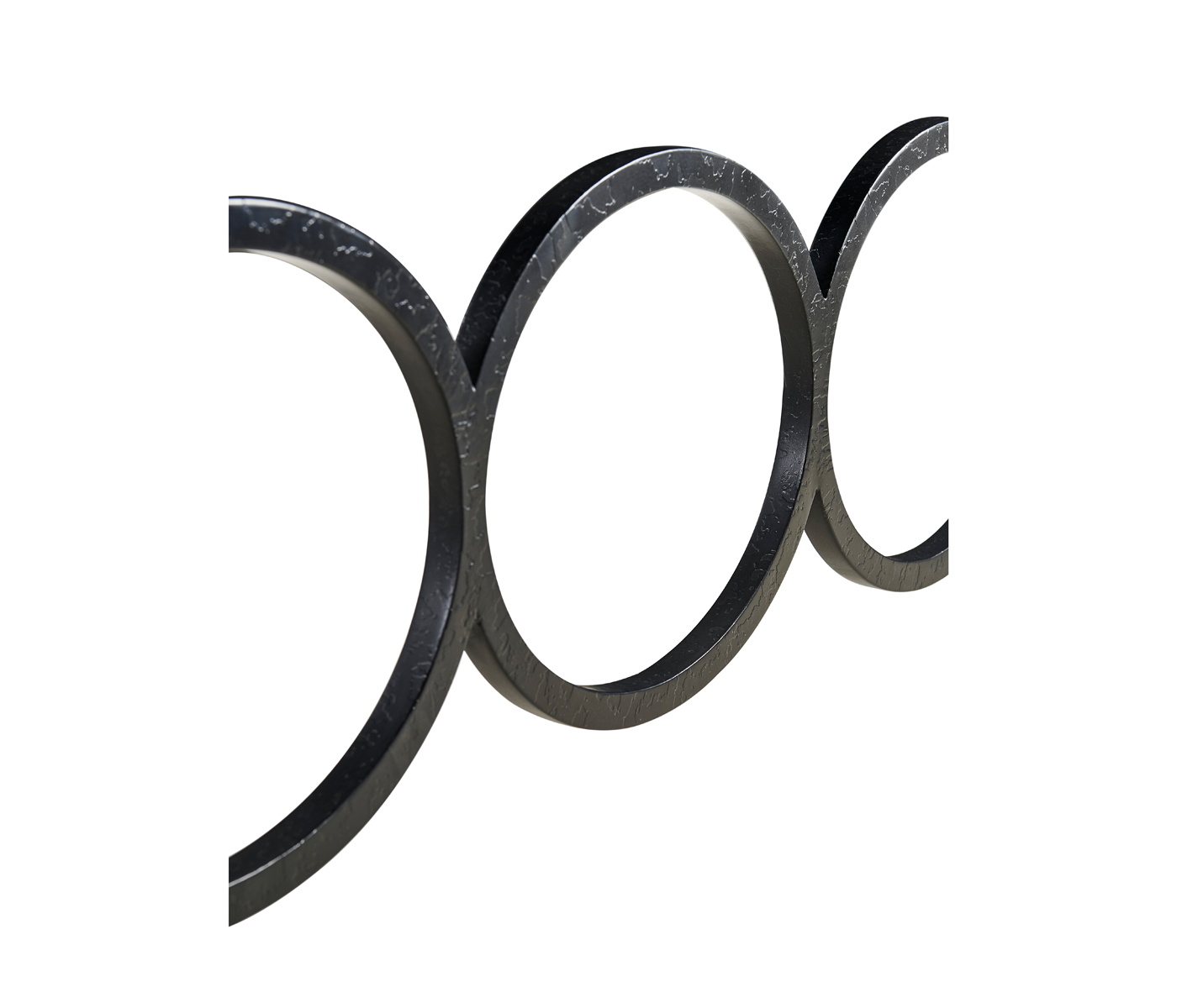 Casual Console Table with Iron Base