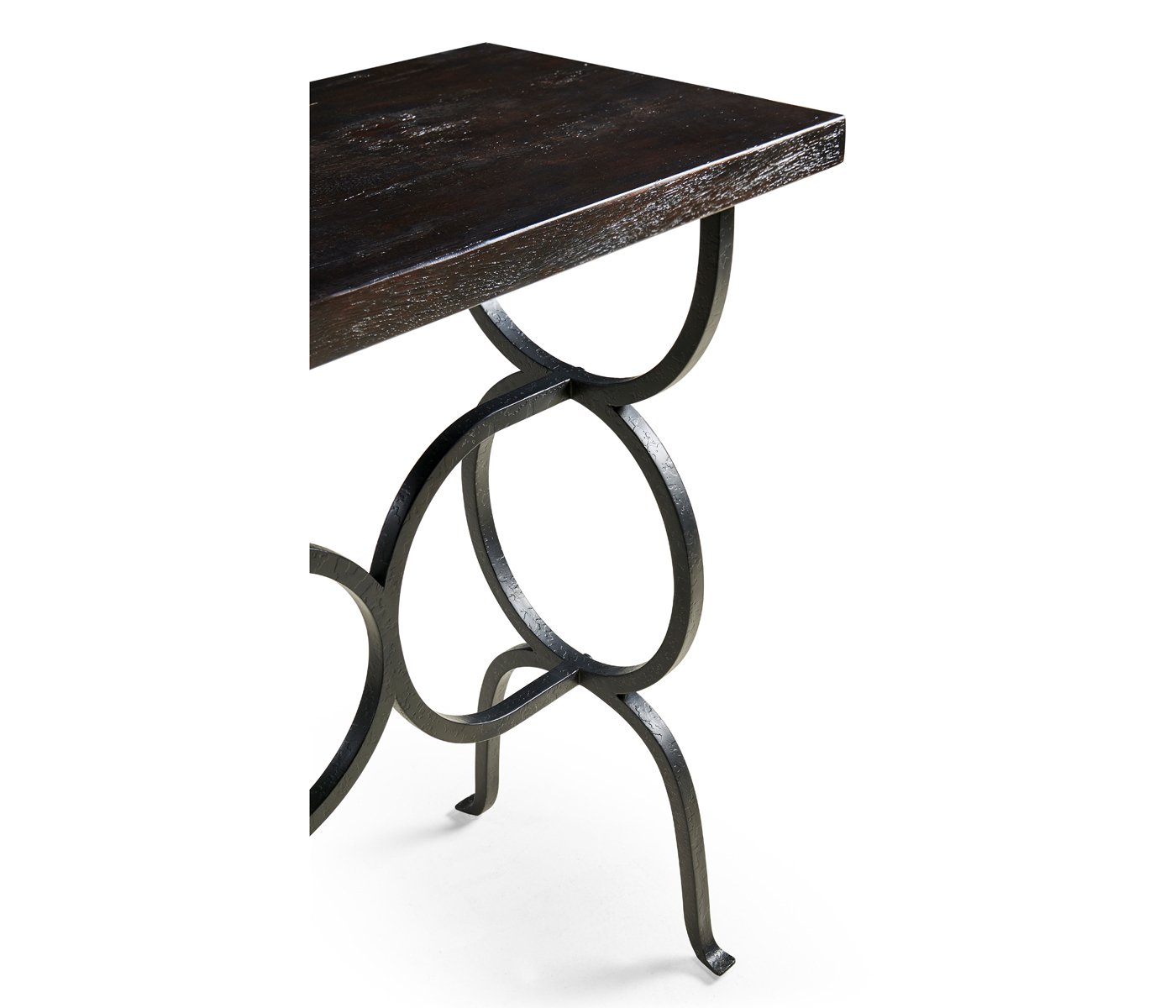 Casual Console Table with Iron Base