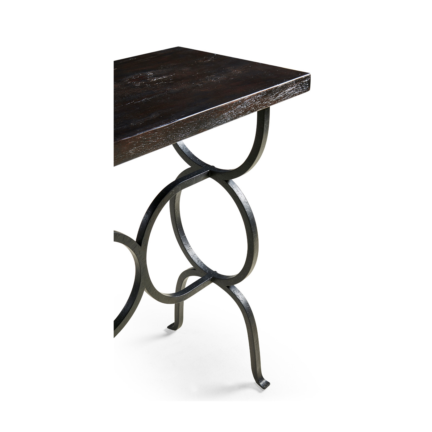 Casual Console Table with Iron Base