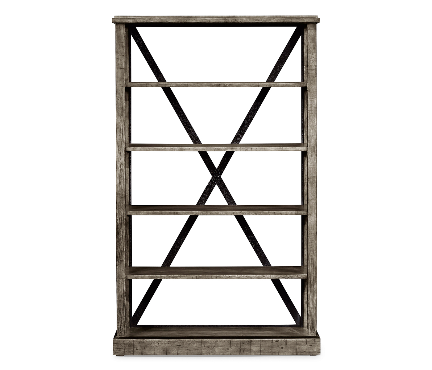 Antique Dark Grey Étagère or Bookcase