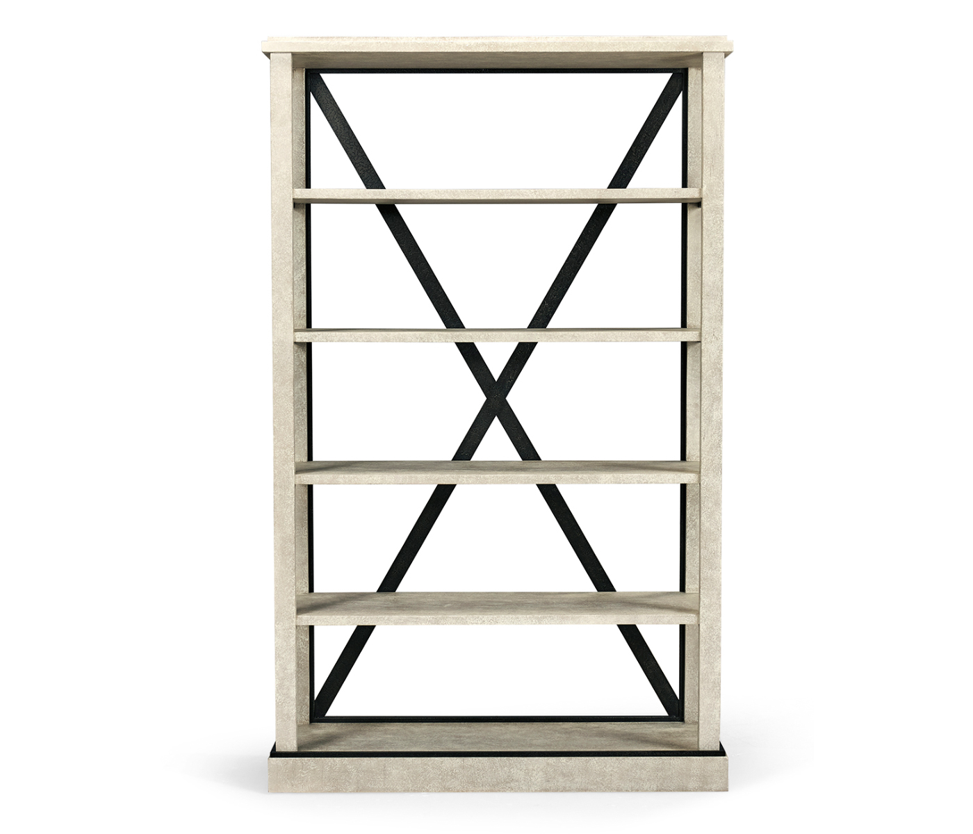Whitewash Driftwood Étagère or Bookcase