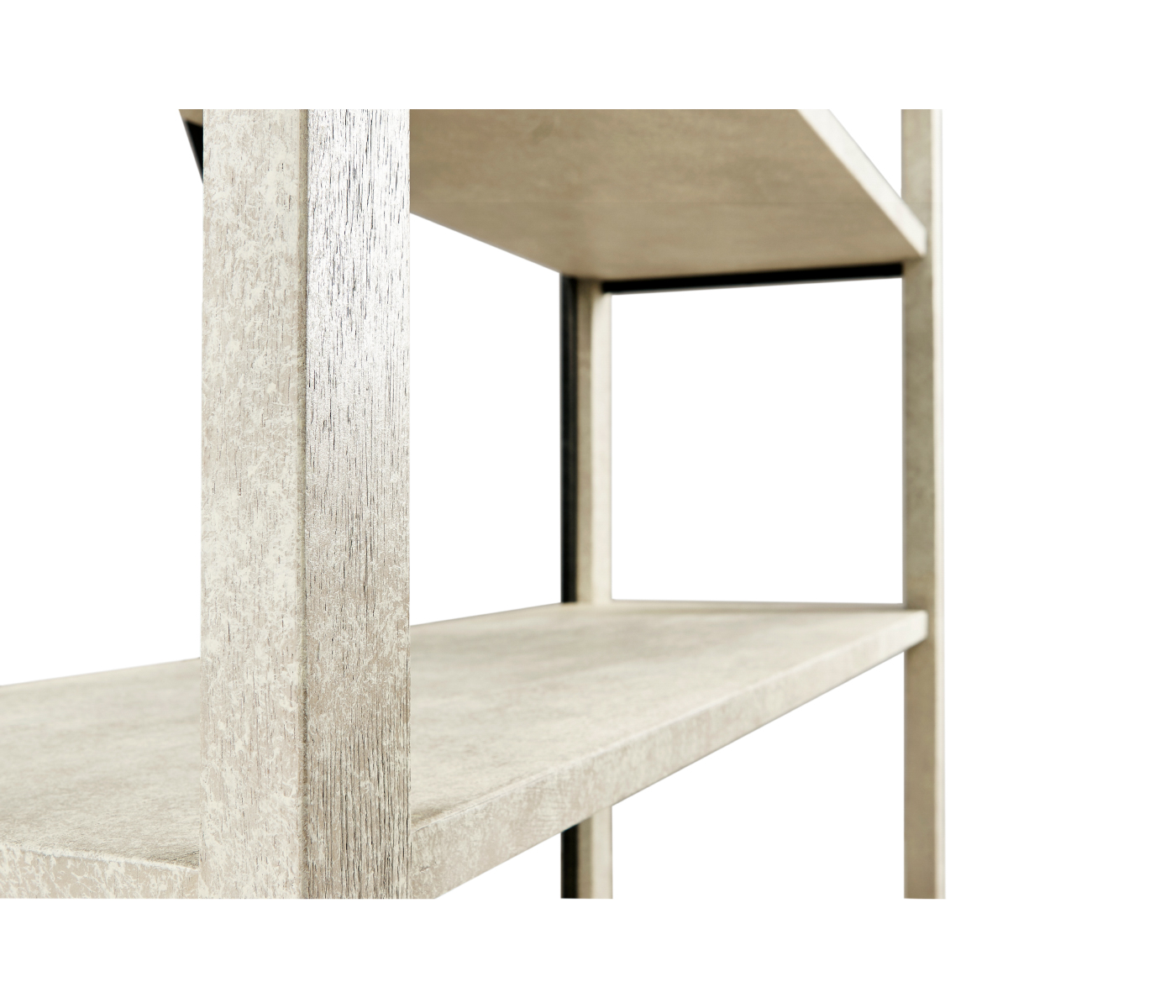 Whitewash Driftwood Étagère or Bookcase