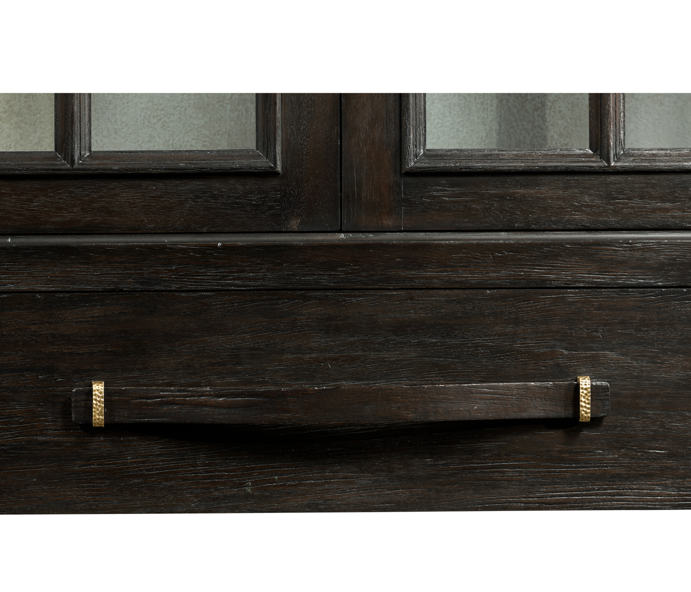 Casual Plank Dark Ale Tall Glazed Cabinet