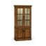 Plank Country Walnut Tall Bookcase with Strap Handles