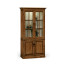 Plank Country Walnut Tall Bookcase with Strap Handles