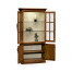 Plank Country Walnut Tall Bookcase with Strap Handles