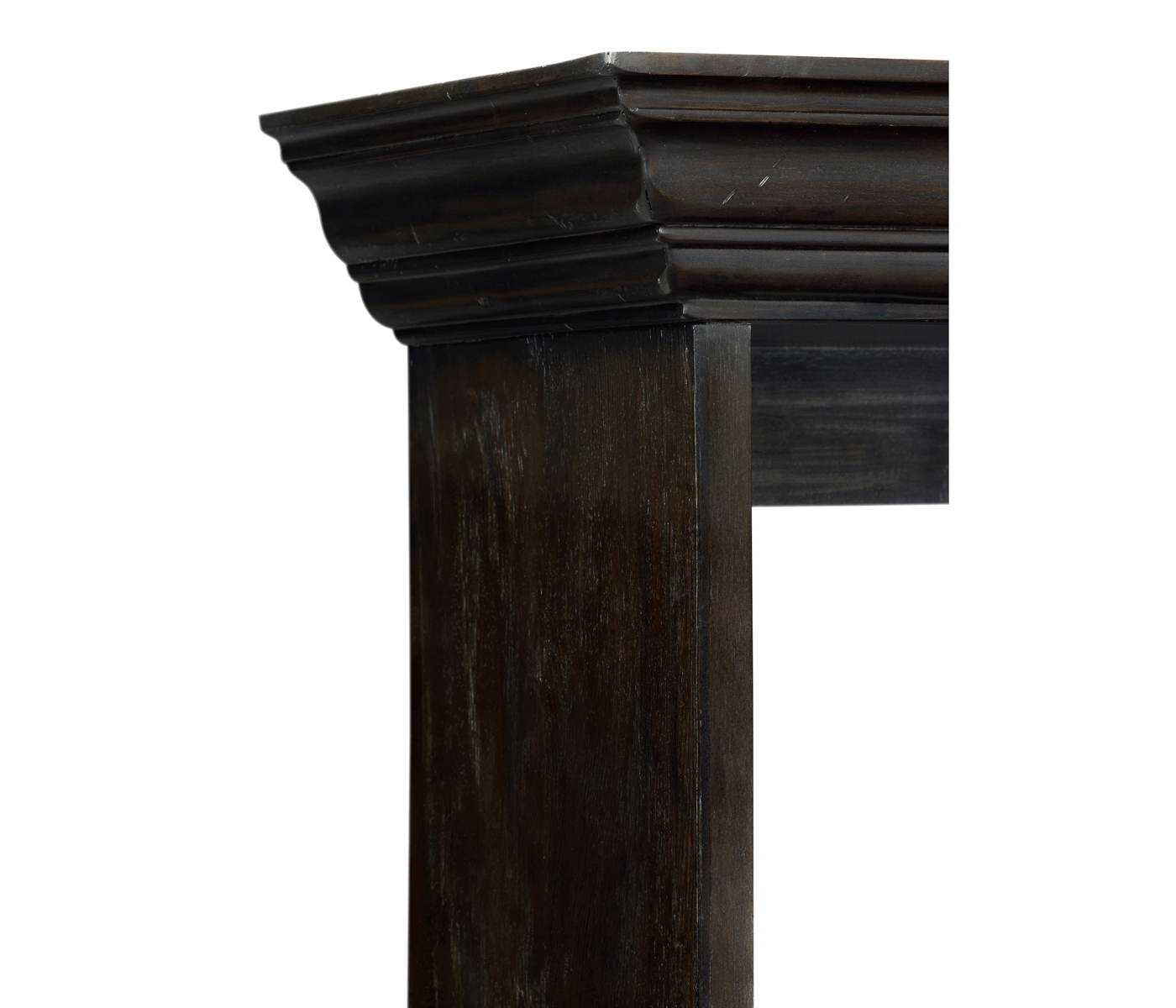 Dark Ale Parquet Welsh Dresser with Strap Handles