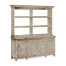 Rustic Grey Parquet Welsh Dresser with Strap Handles
