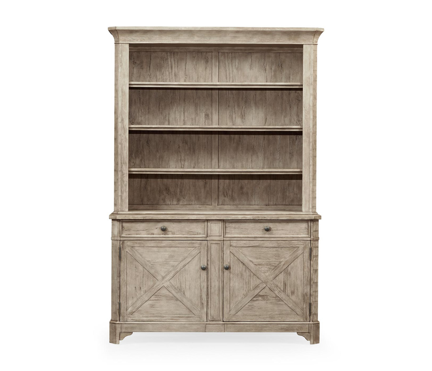Rustic Grey China Cabinet