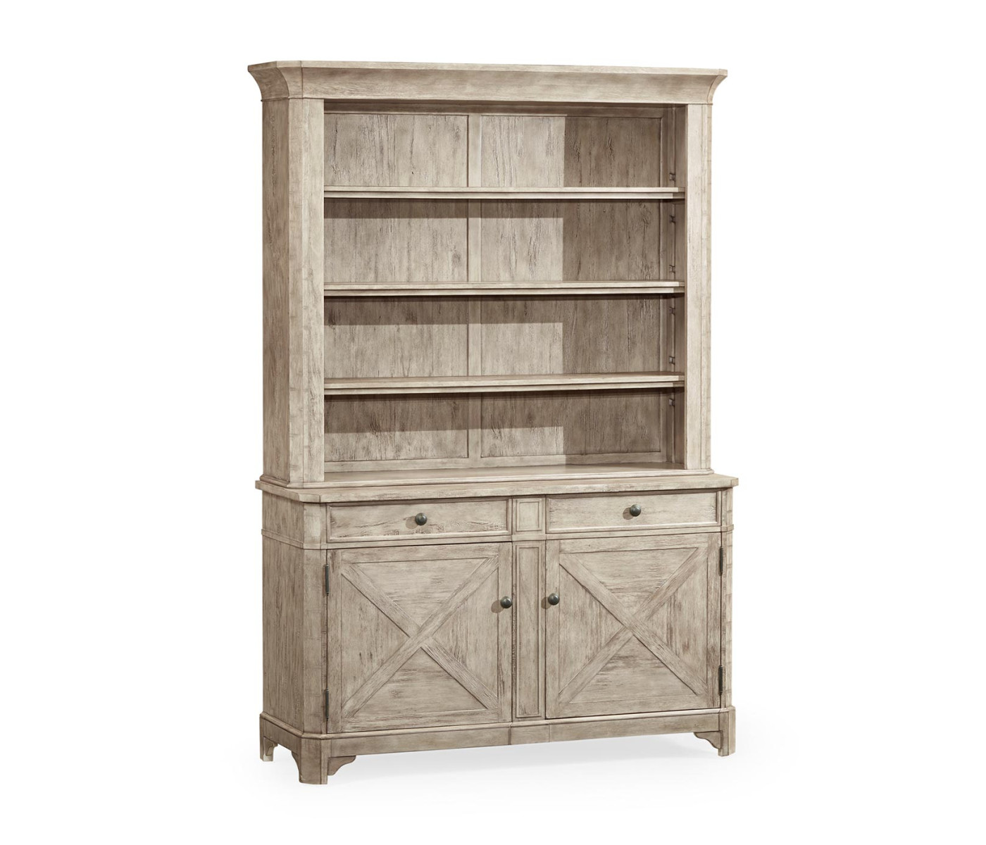Rustic Grey China Cabinet