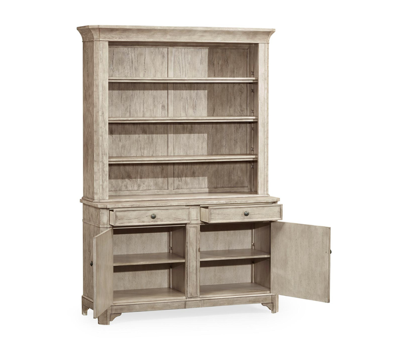 Rustic Grey China Cabinet