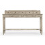 Rustic Grey Plank Buffet with Strap Handles