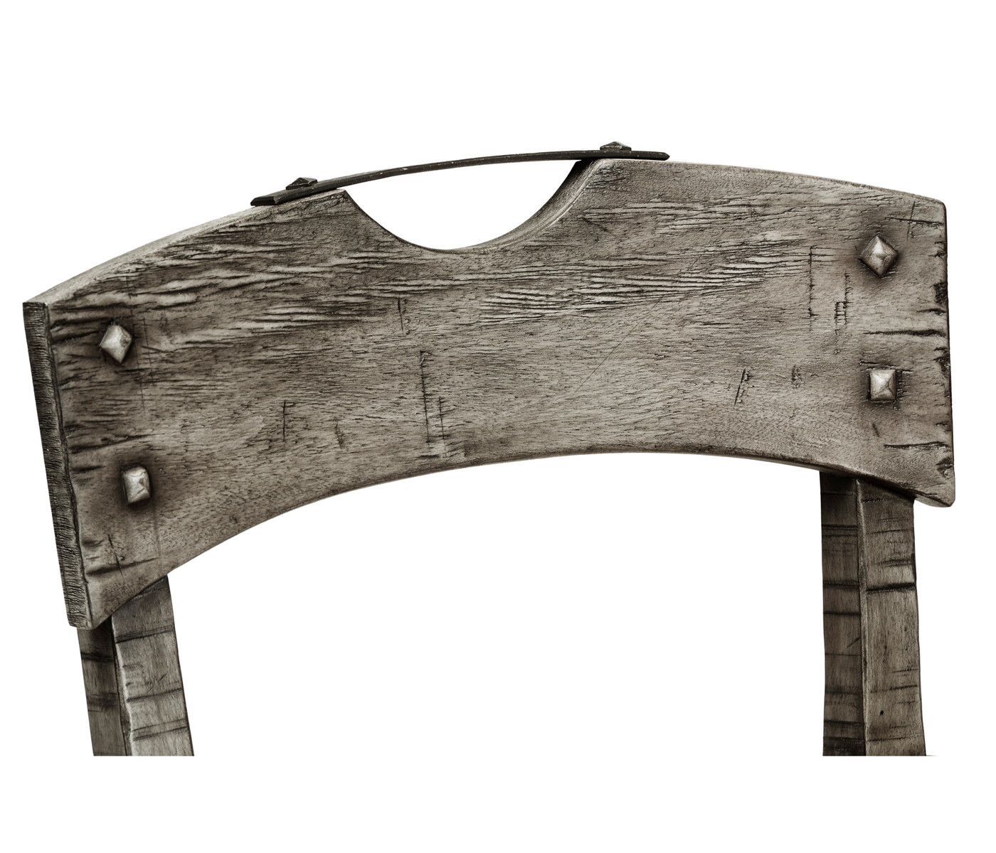 Casual Planked Dining Arm Chair