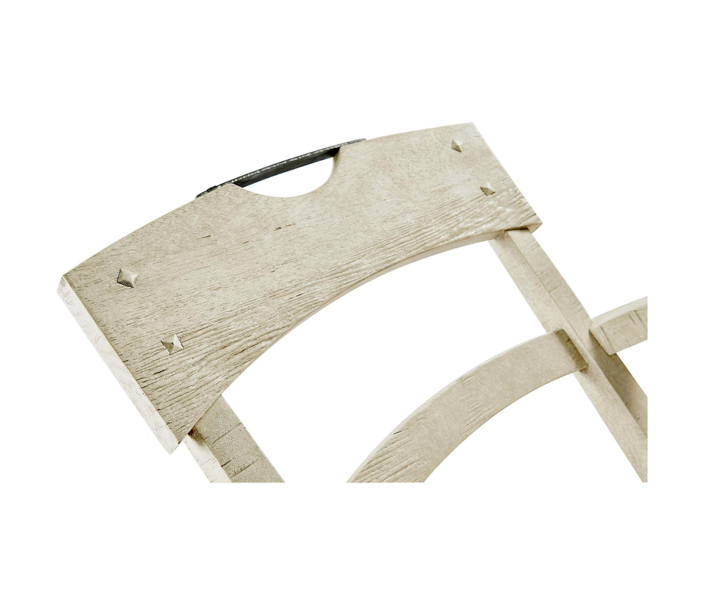 Casual Planked Dining Arm Chair