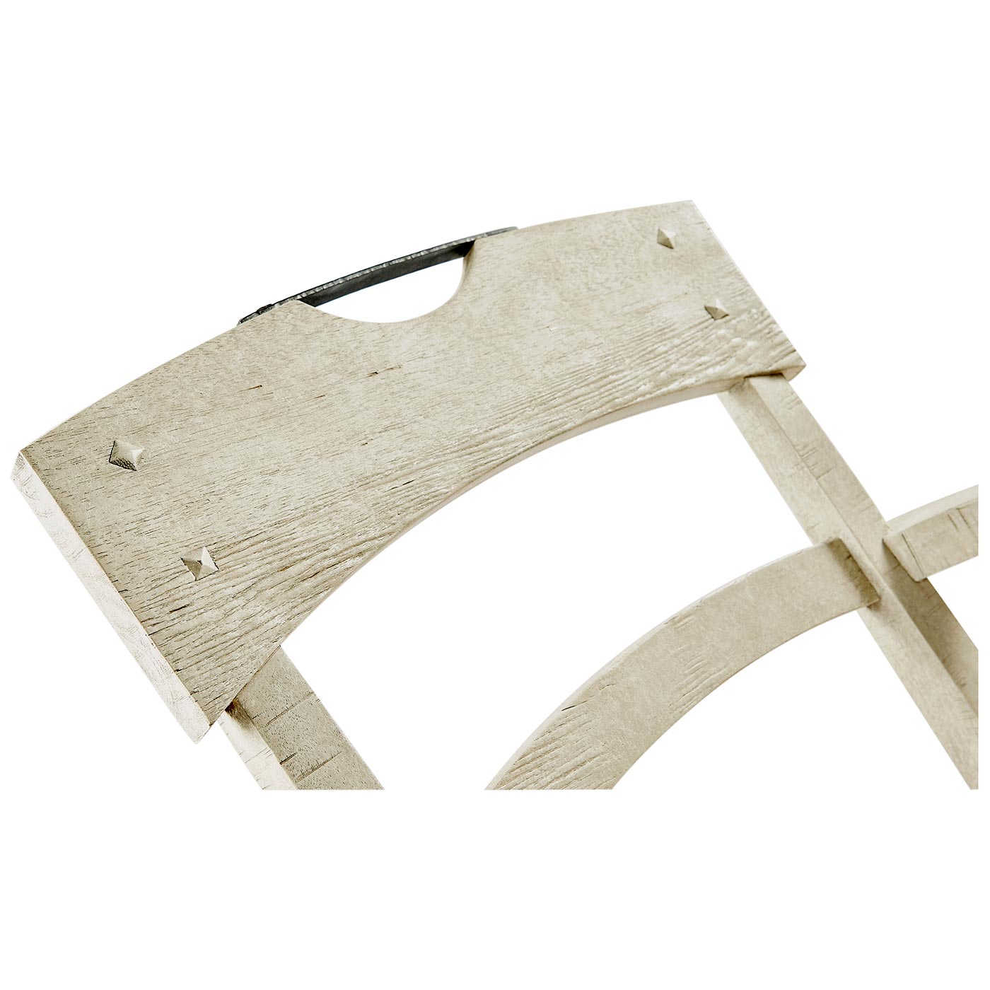 Casual Planked Dining Arm Chair