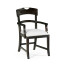 Casual Planked Dining Arm Chair