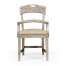 Casual Planked Dining Arm Chair