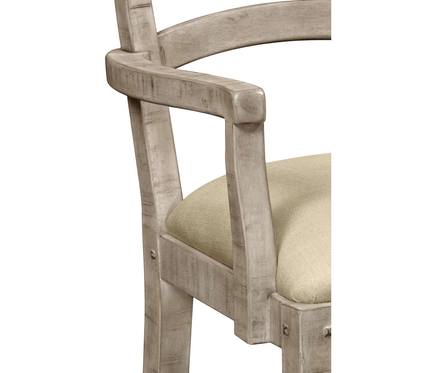 Casual Planked Dining Arm Chair