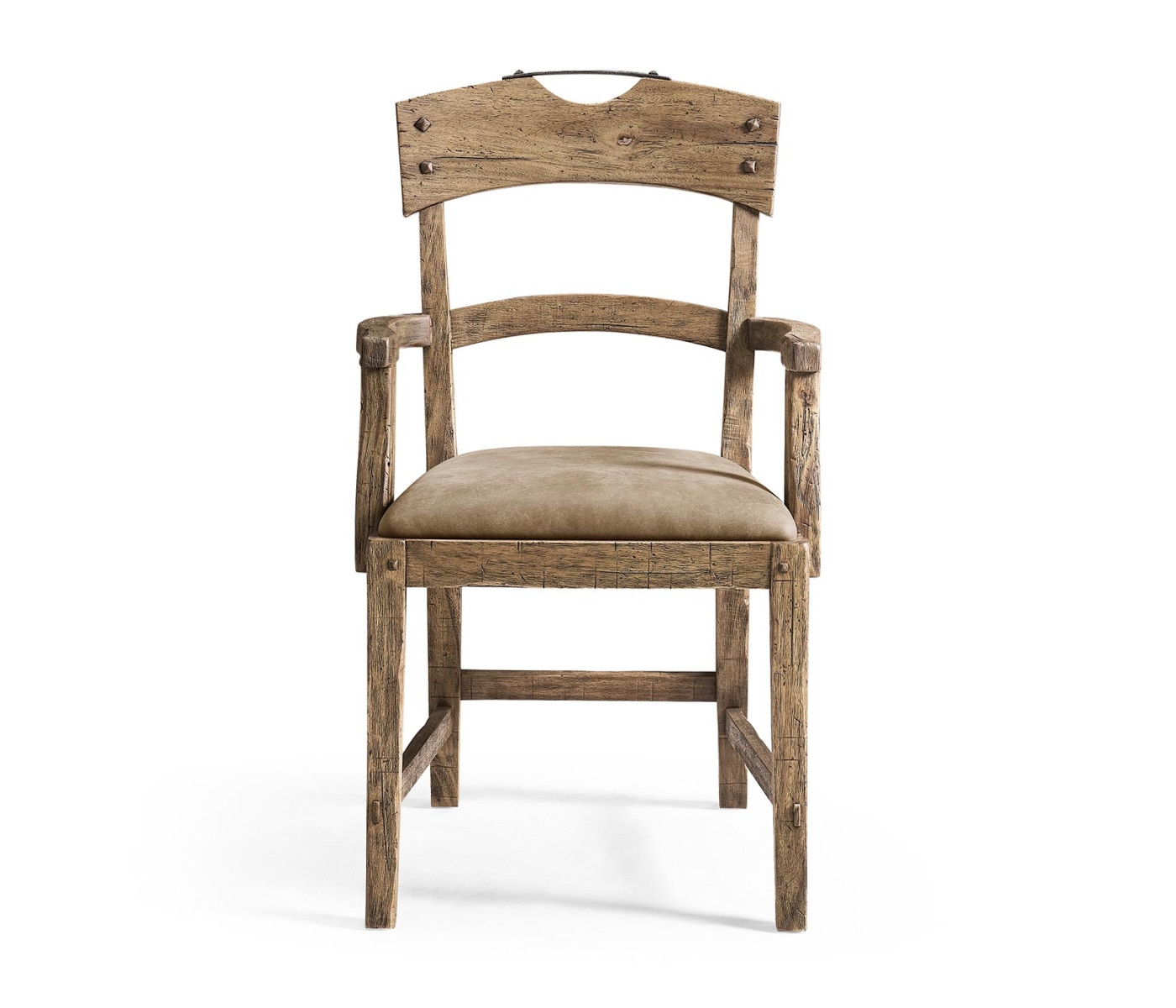 Stone Ridge Leather Dining Arm Chair