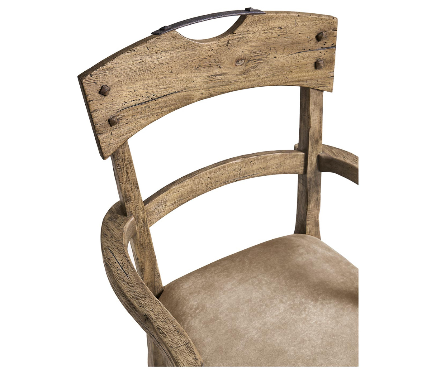 Stone Ridge Leather Dining Arm Chair