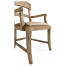 Stone Ridge Leather Dining Arm Chair