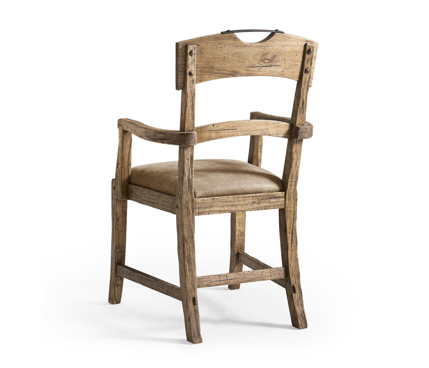 Stone Ridge Leather Dining Arm Chair