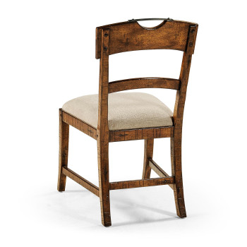 Casual Planked Dining Side Chair