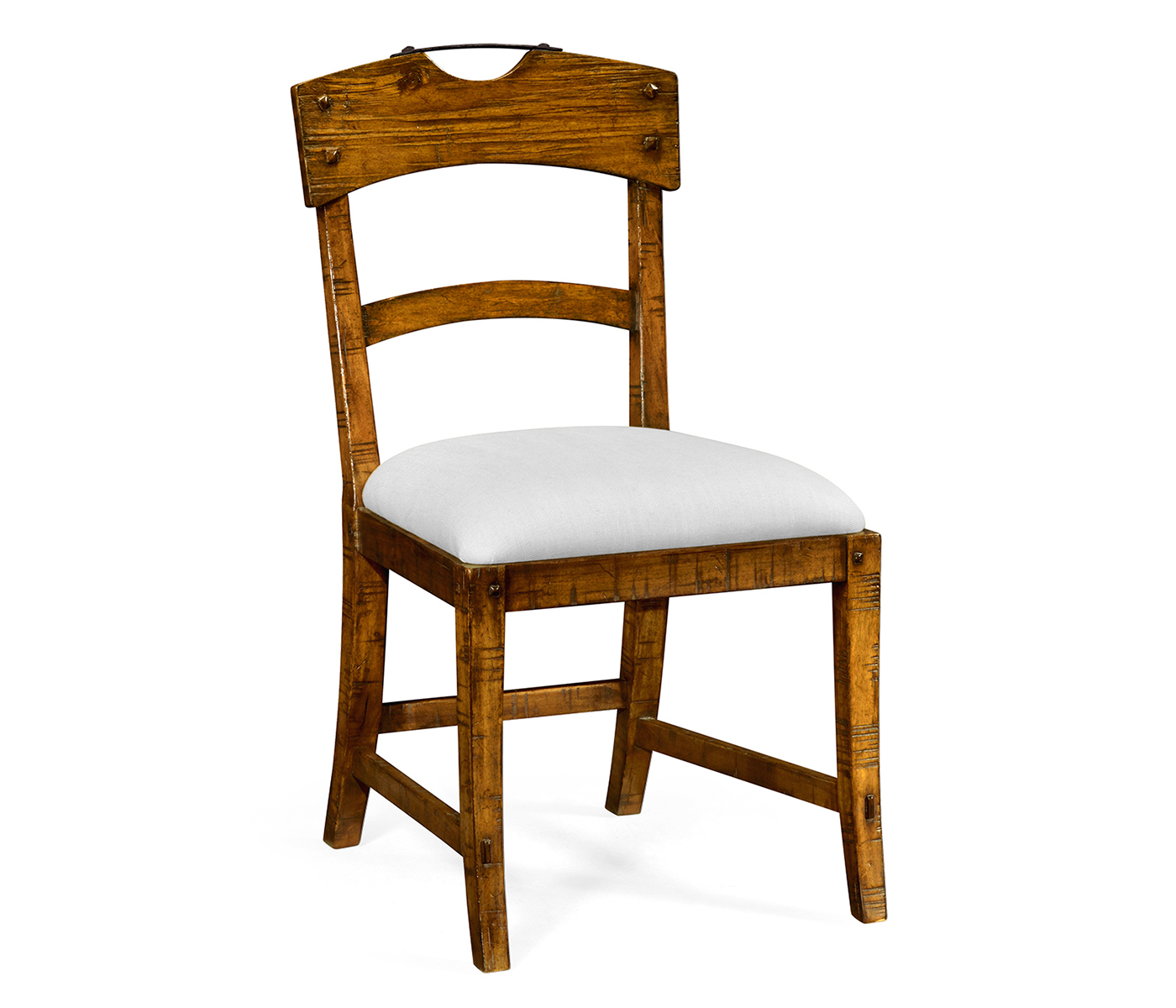 Casual Planked Dining Side Chair