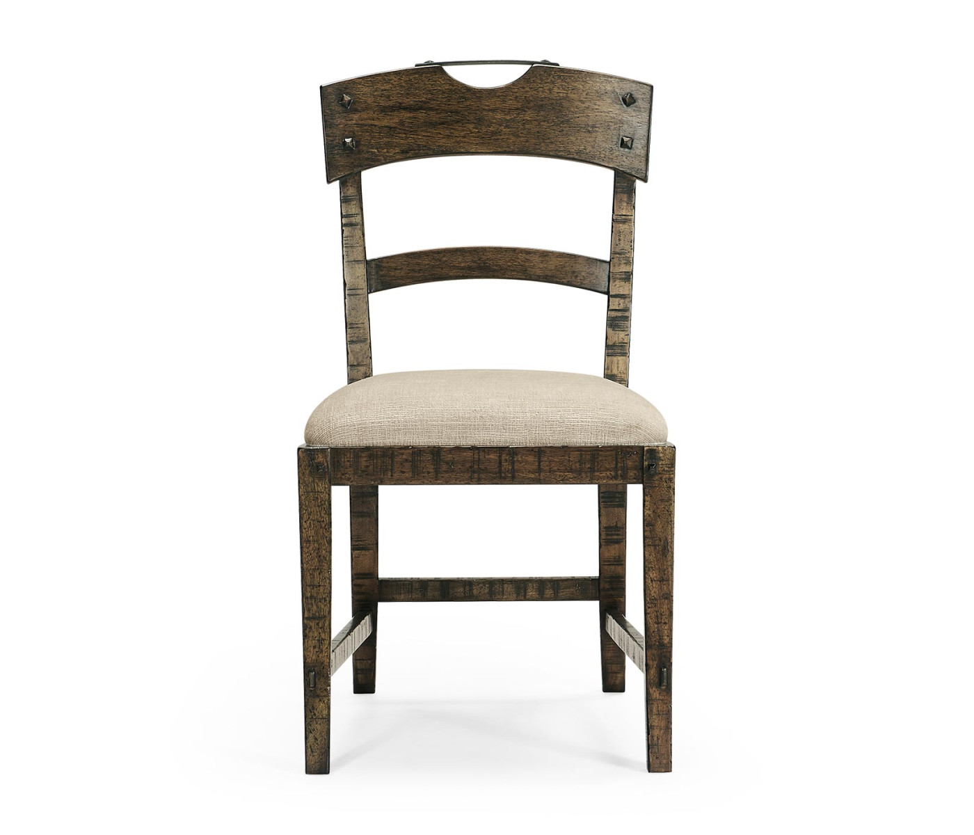 Casual Planked Dining Side Chair