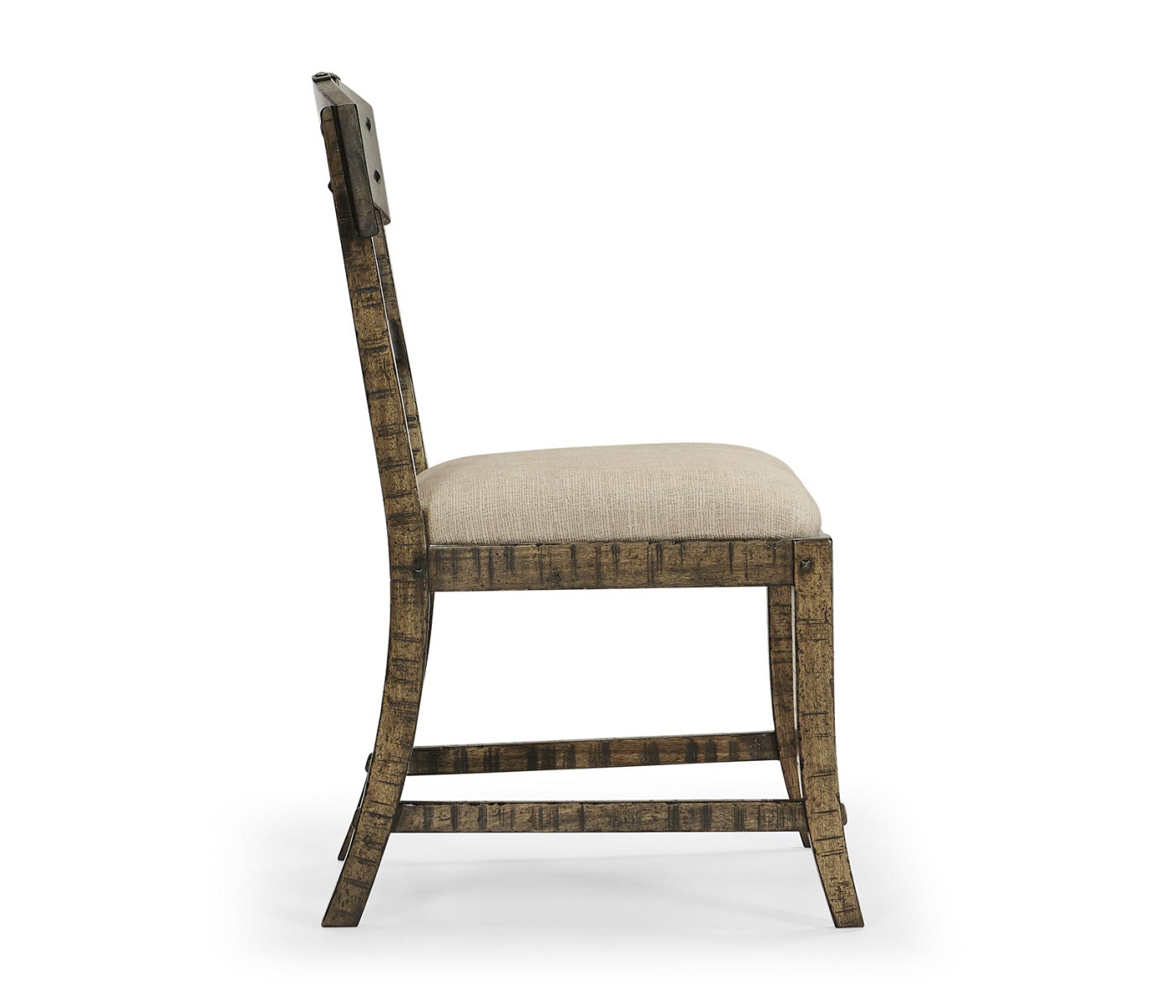 Casual Planked Dining Side Chair