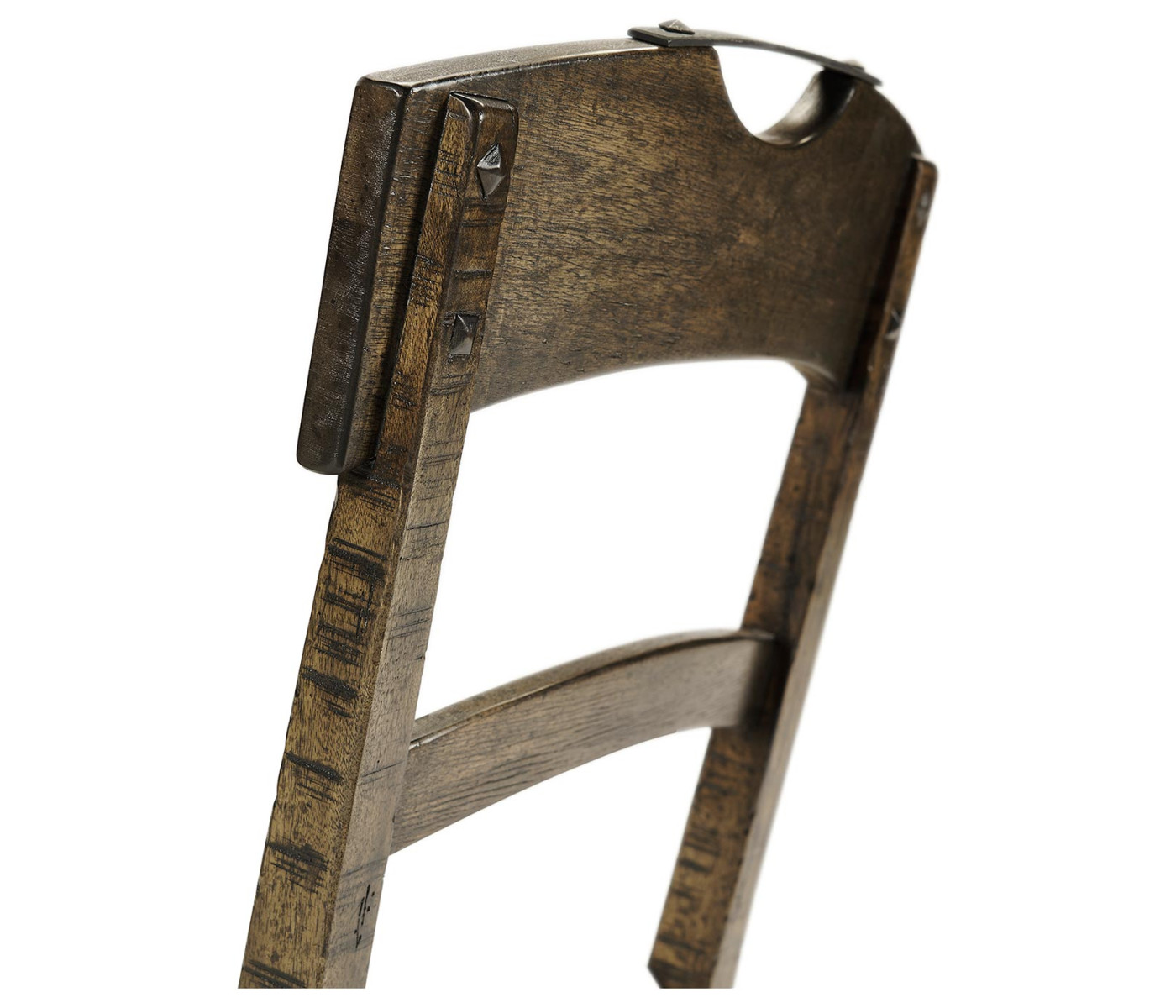 Casual Planked Dining Side Chair