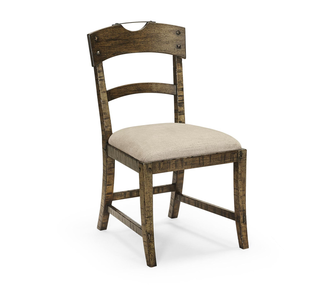 Casual Planked Dining Side Chair