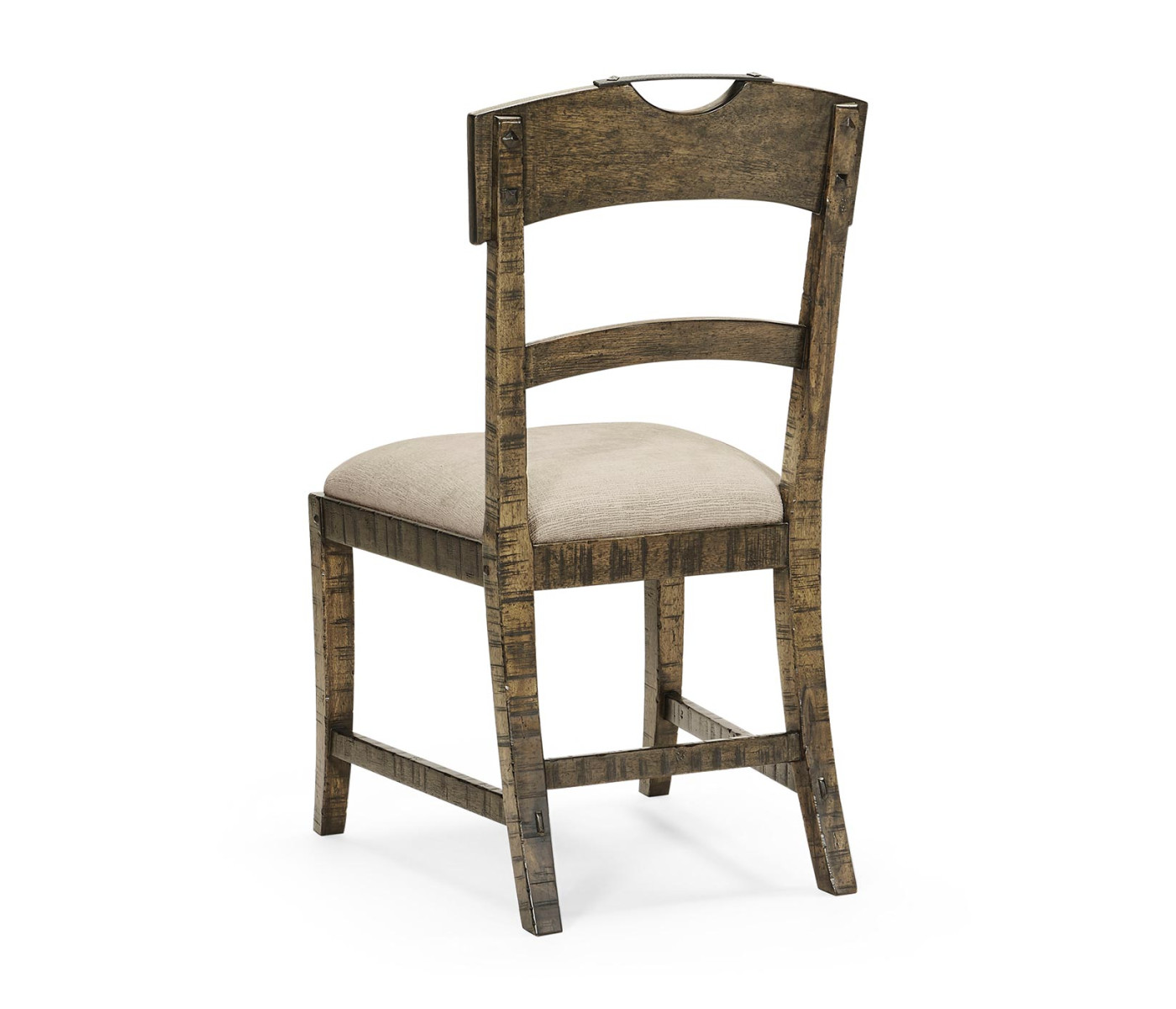 Casual Planked Dining Side Chair