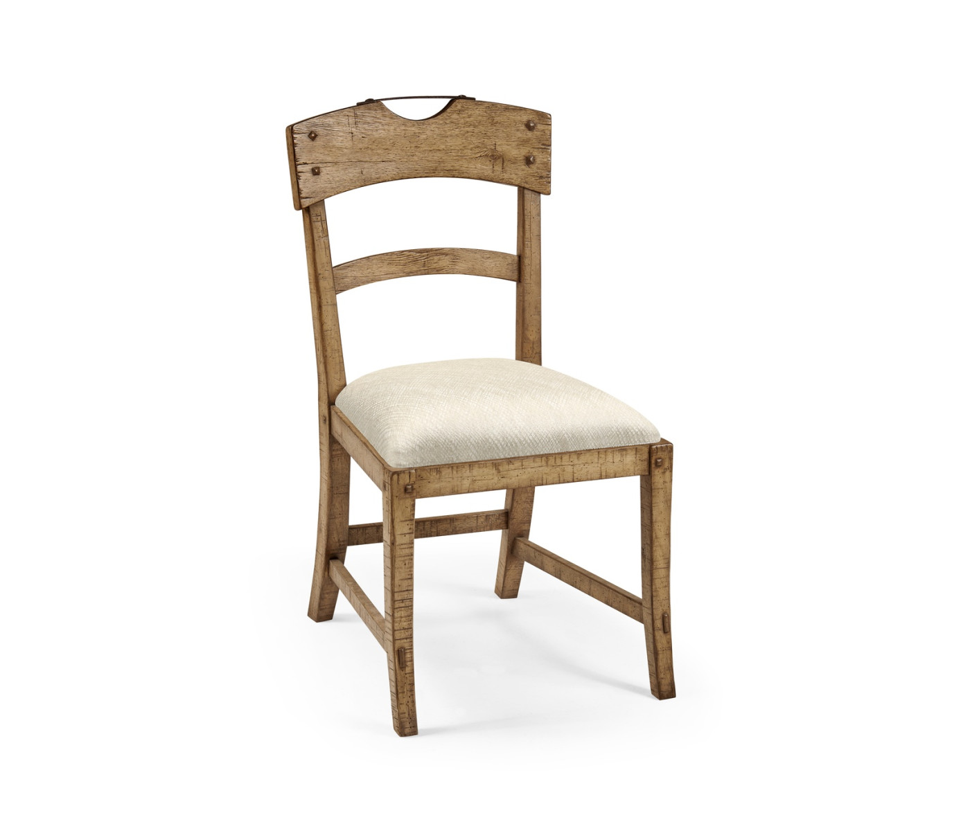 Casual Planked Dining Side Chair
