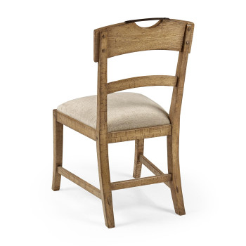 Casual Planked Dining Side Chair