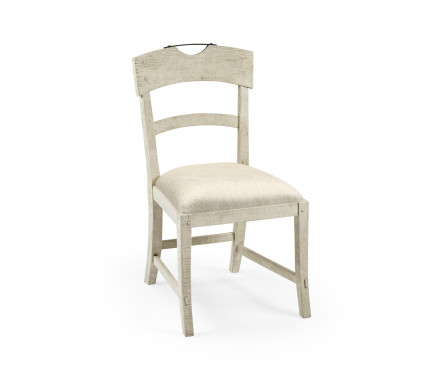 Casual Planked Dining Side Chair