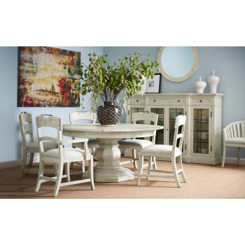 Casual Planked Dining Side Chair