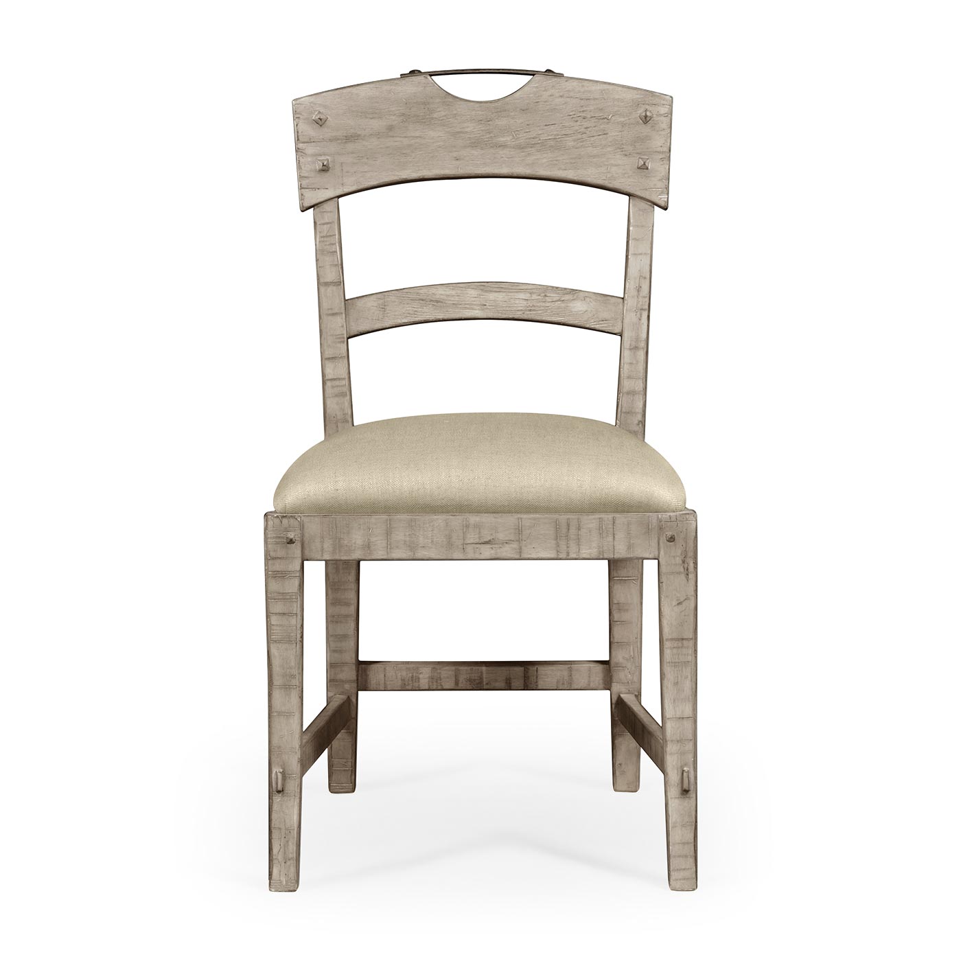 Casual Planked Dining Side Chair