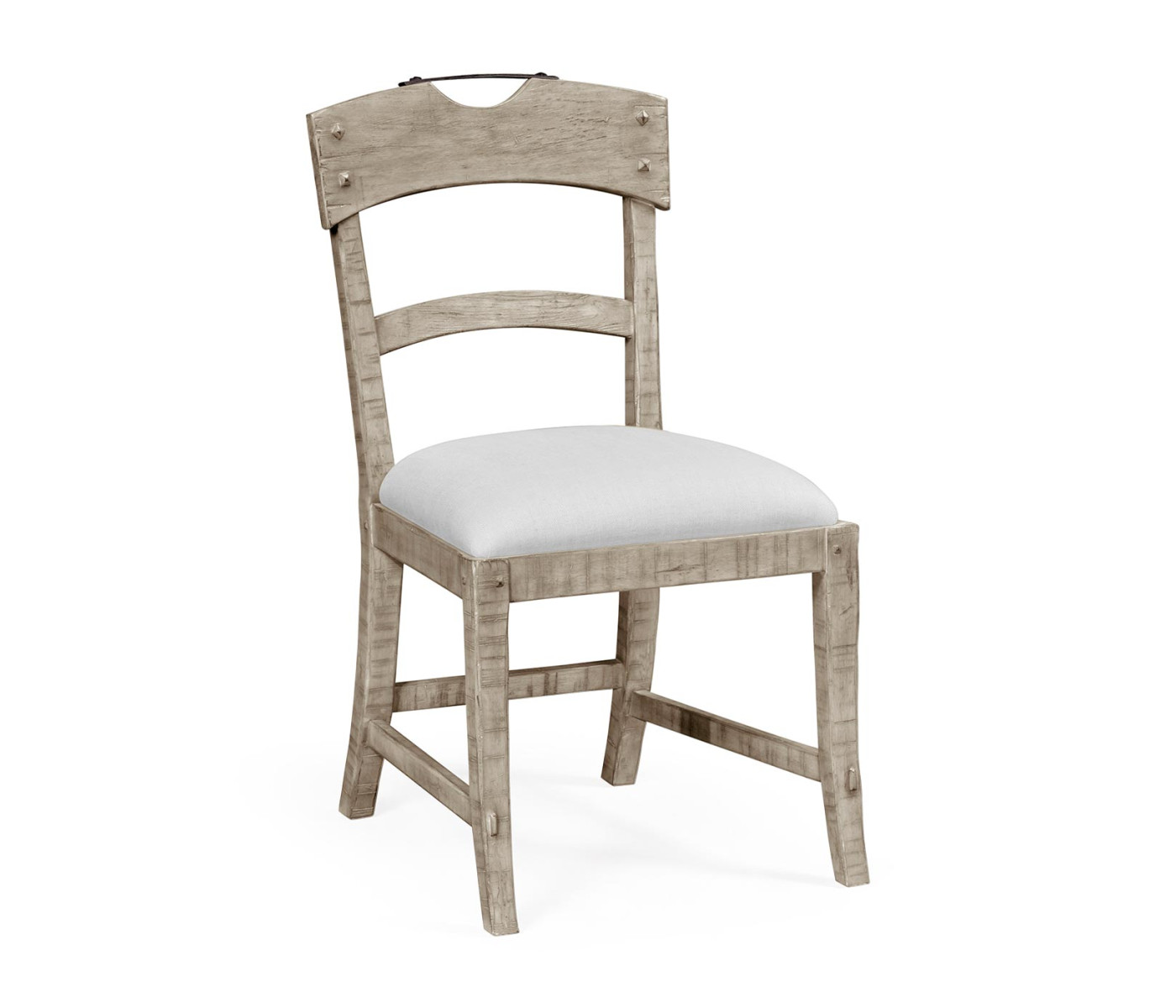 Casual Planked Dining Side Chair