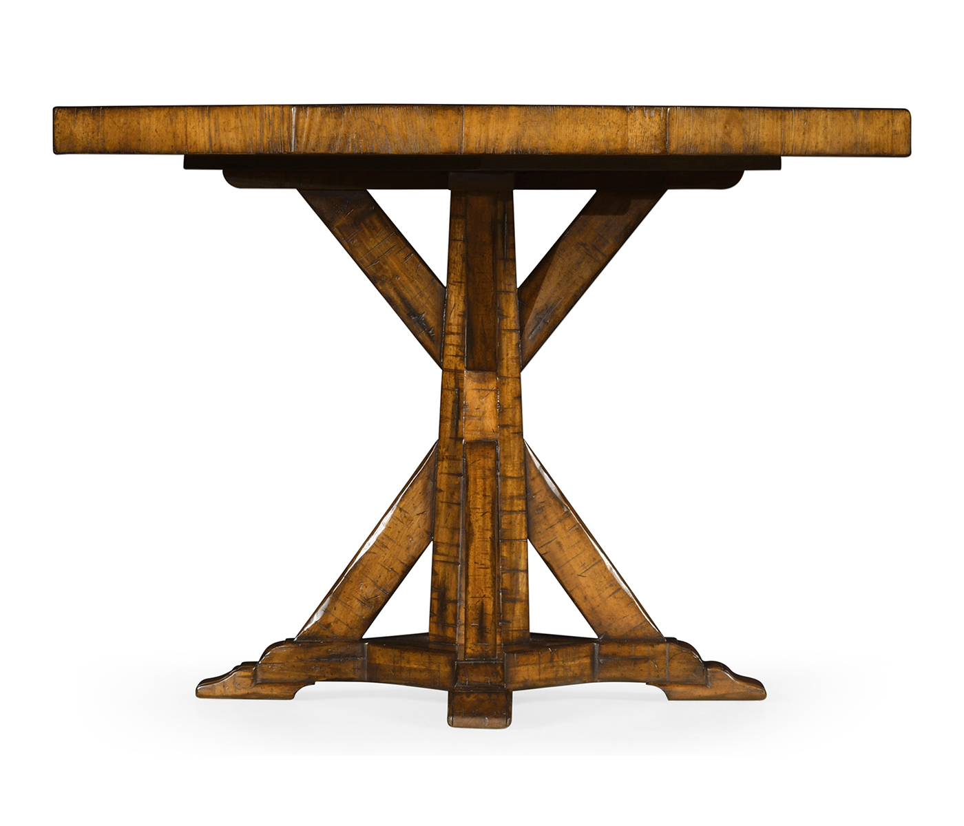 Octagonal Country Walnut Centre Table