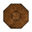 Octagonal Country Walnut Centre Table