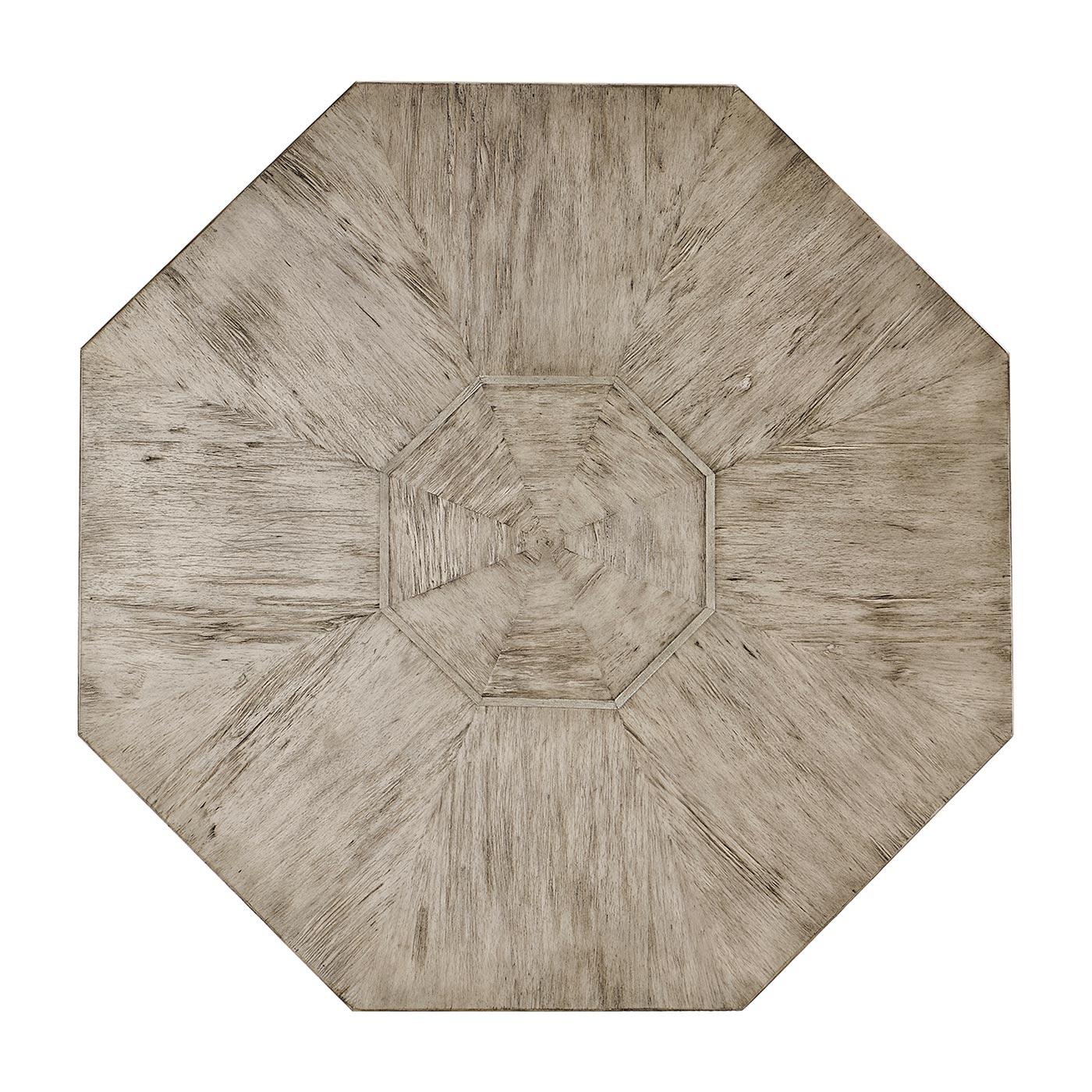 Octagonal Rustic Grey Centre Table