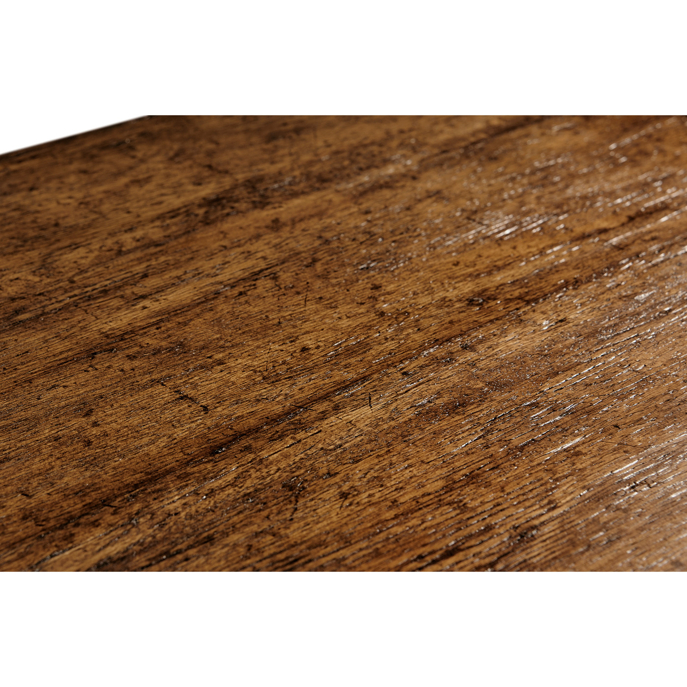 Country Walnut Rectangular Side Table