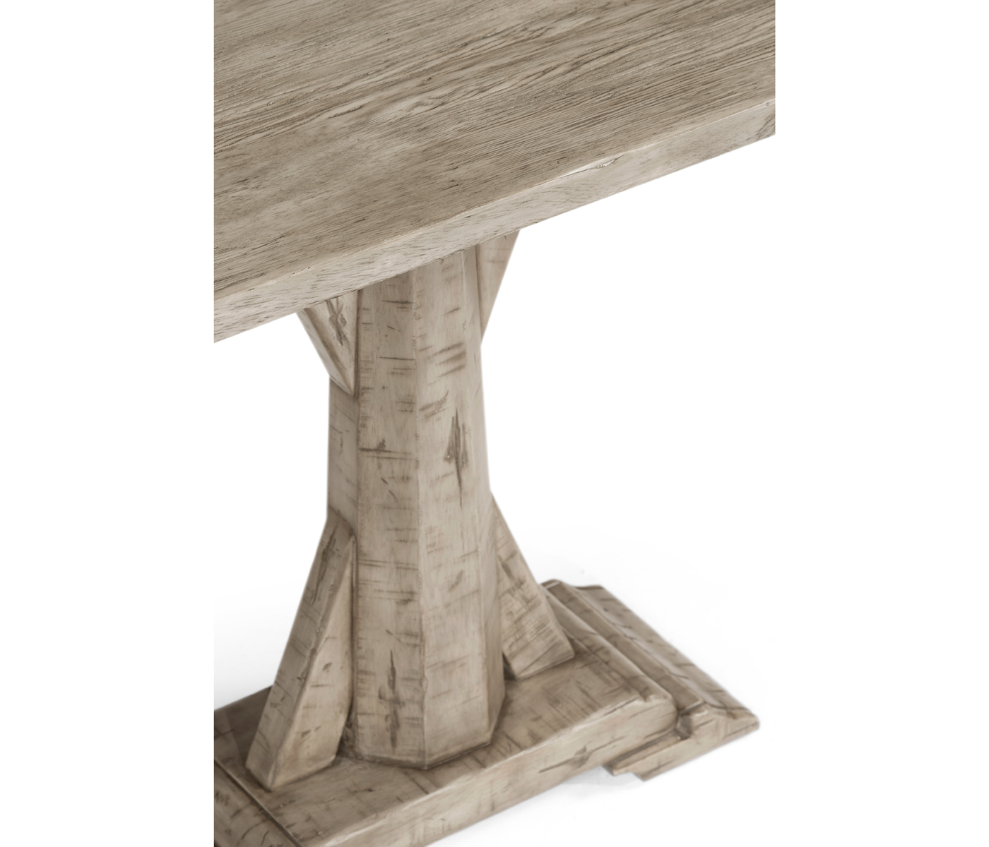 Rustic Grey Rectangular Side Table