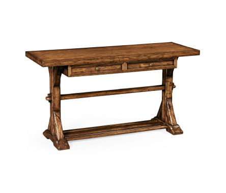 Country Walnut Serving Table