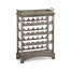 Four-Tier Wine Shelf in Antique Dark Grey