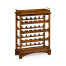 Four-Tier Wine Shelf in Country Walnut