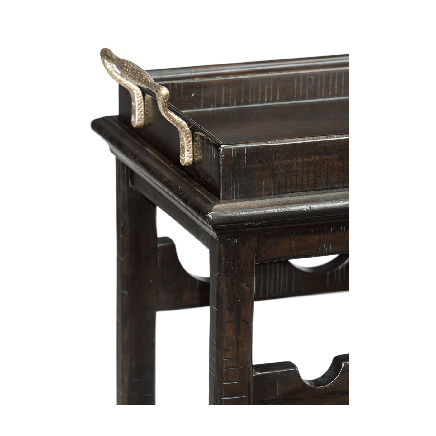 Four-Tier Wine Shelf in Dark Ale