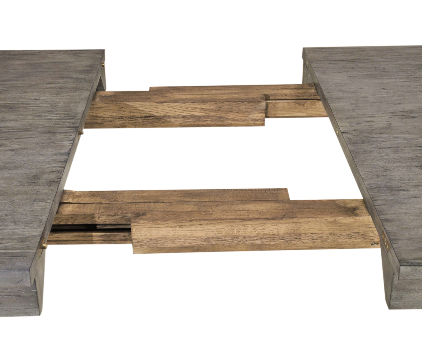 Casual Rectangular Dining Table in Antique Dark Grey